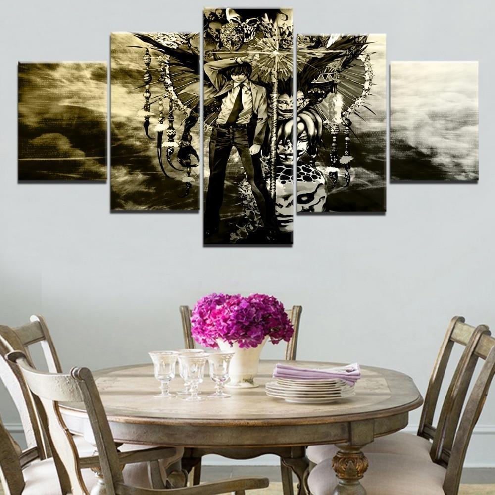 Death Note Light Yagami 'Kira' 3 Anime Canvas Wall Art