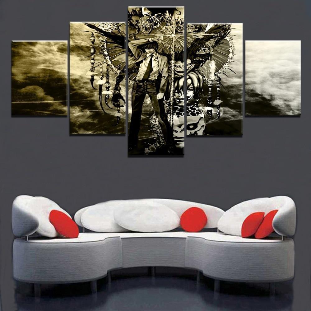 Death Note Light Yagami 'Kira' 3 Anime Canvas Wall Art