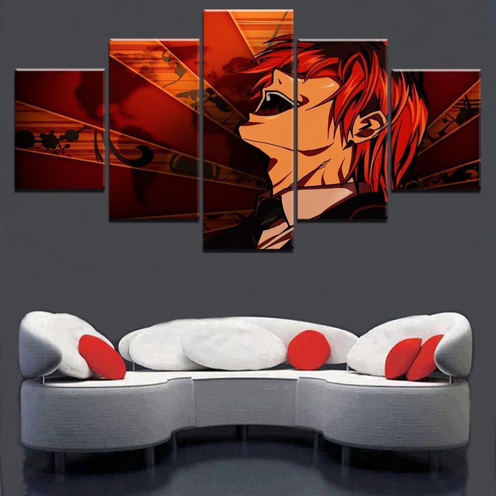 Death Note Light Yagami 'Kira' 6 Anime Canvas Wall Art