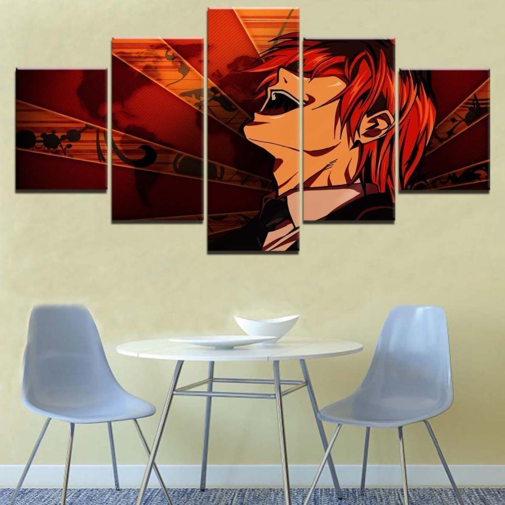 Death Note Light Yagami 'Kira' 6 Anime Canvas Wall Art