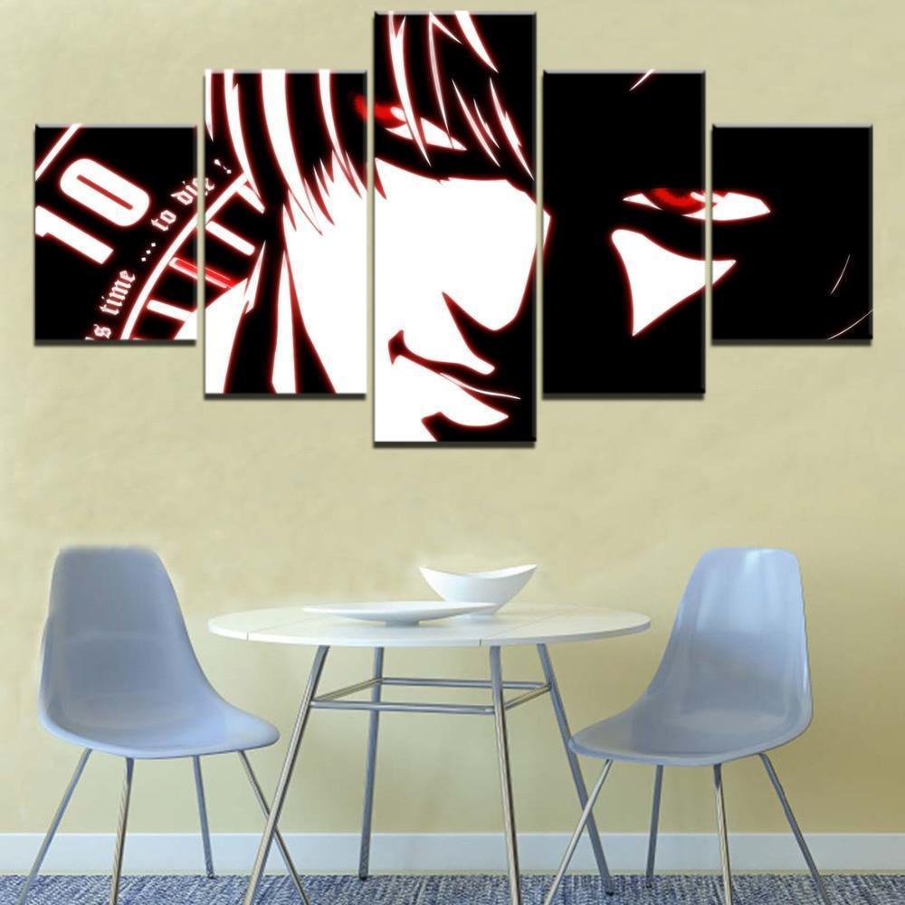 Death Note Light Yagami 'Kira' 7 Anime Canvas Wall Art