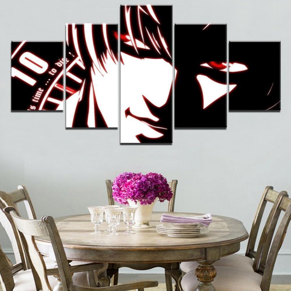 Death Note Light Yagami 'Kira' 7 Anime Canvas Wall Art
