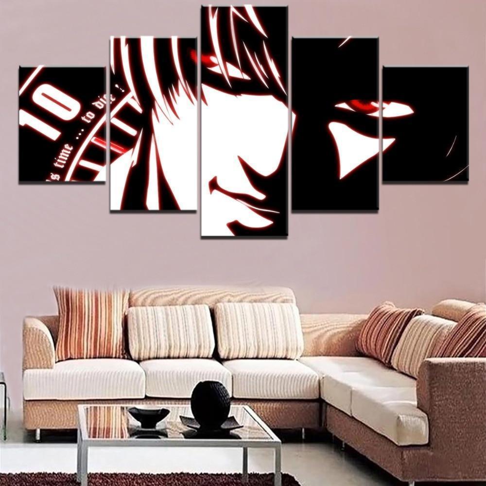 Death Note Light Yagami 'Kira' 7 Anime Canvas Wall Art