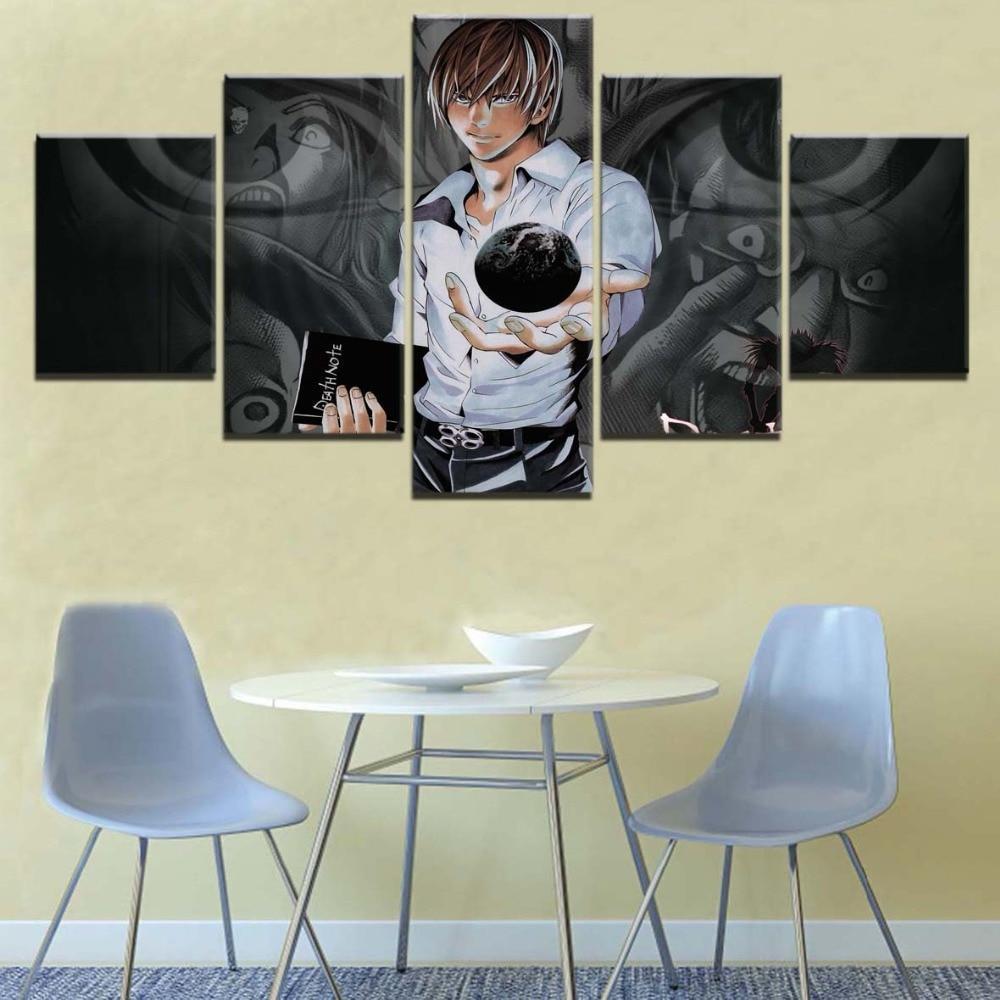 Death Note Light Yagami 'Kira' 9 Anime Canvas Wall Art