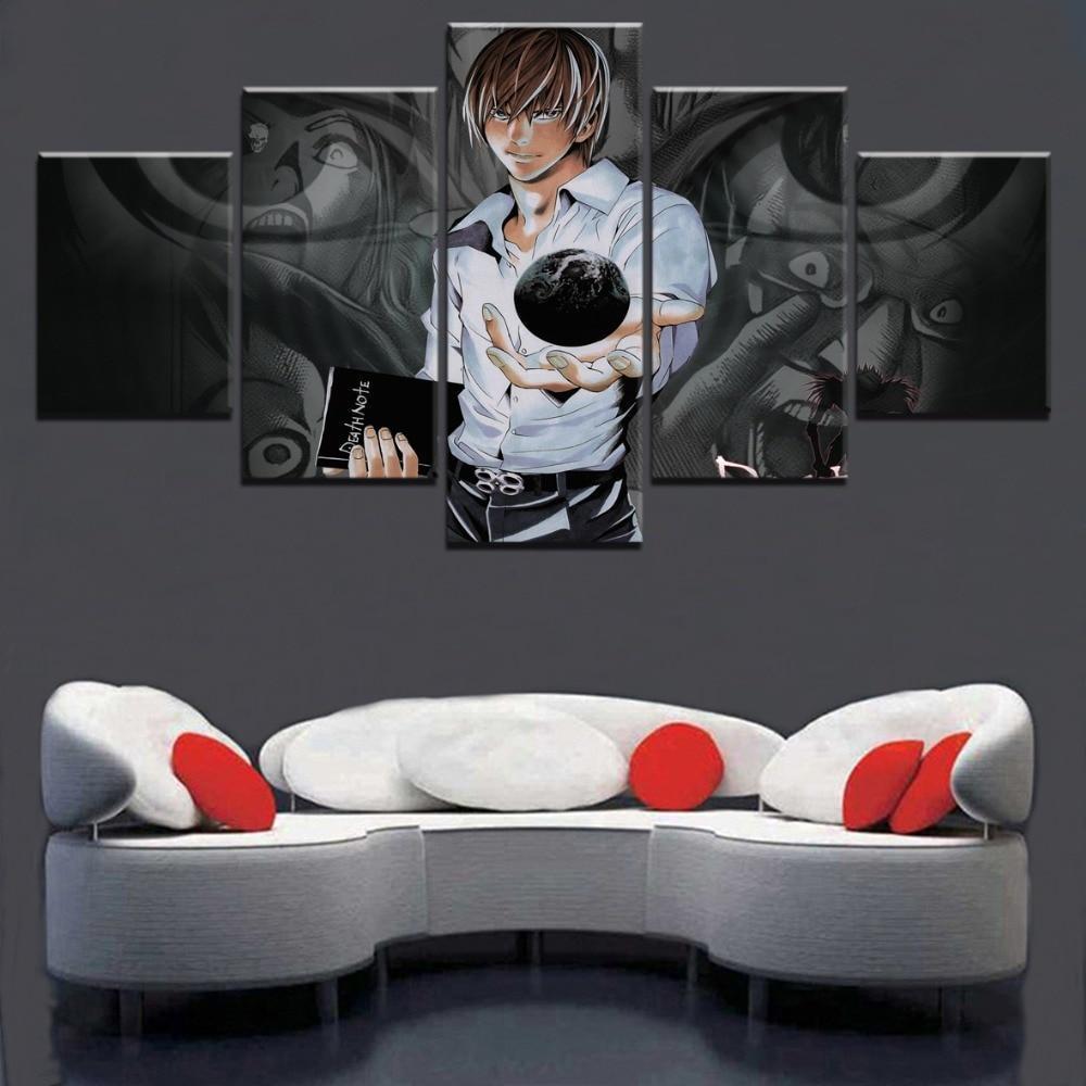 Death Note Light Yagami 'Kira' 9 Anime Canvas Wall Art