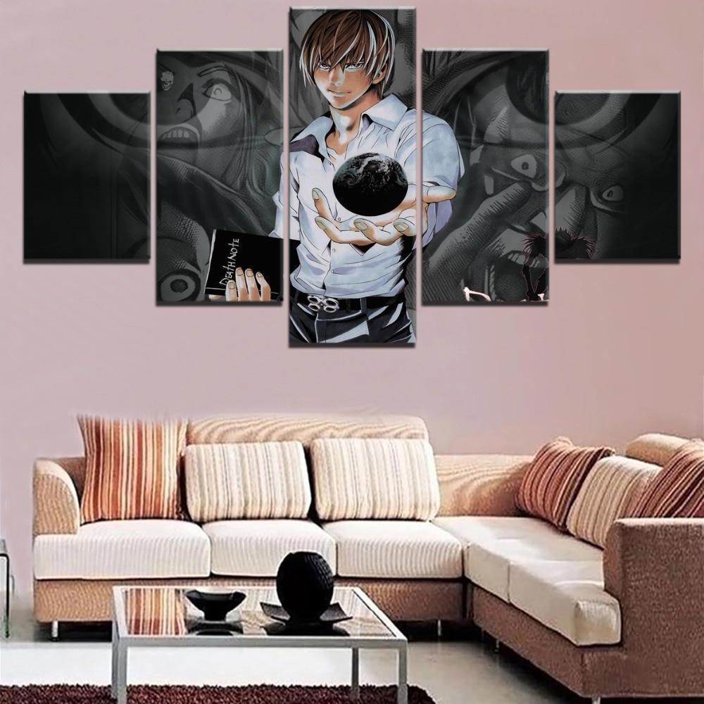 Death Note Light Yagami 'Kira' 9 Anime Canvas Wall Art