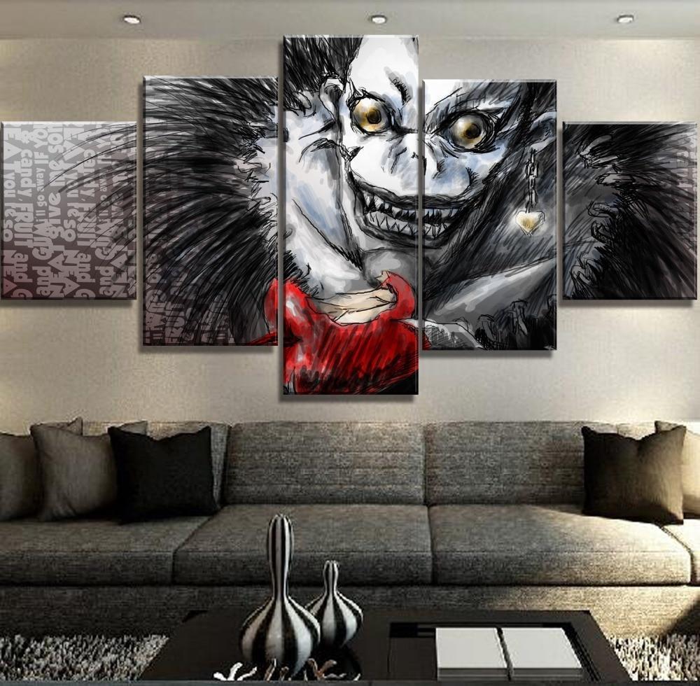 Death Note Ryuk 3 Anime Canvas Wall Art