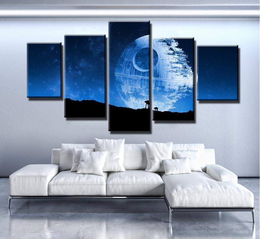 Death Star Movie Canvas Wall Art