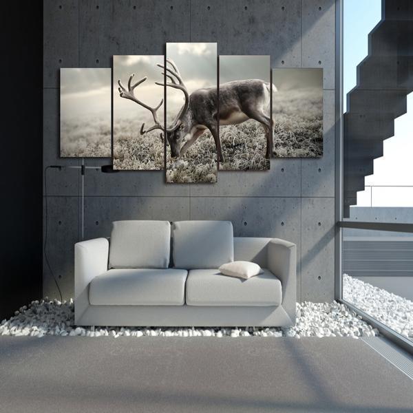 Deer Animal Canvas Wall Art