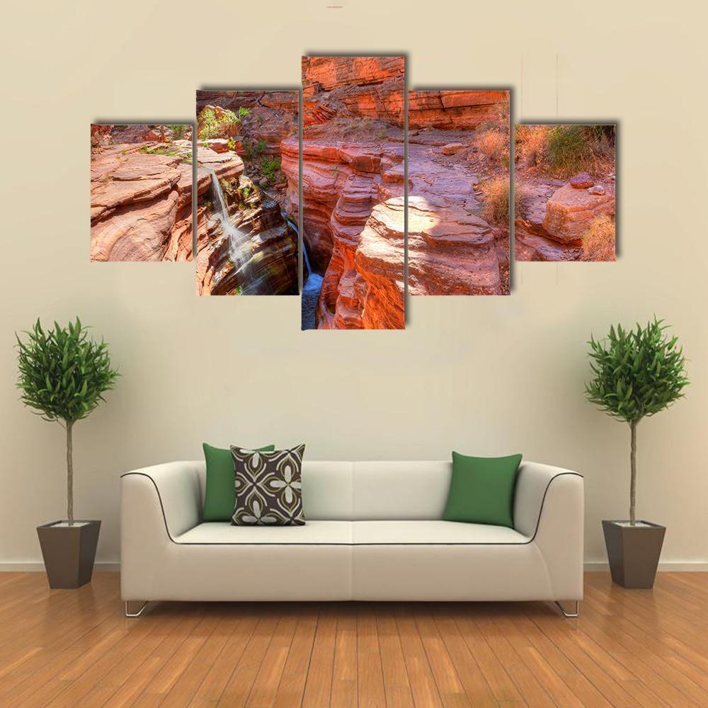 Deer Creek Canyon In Grand Canyon Nature Canvas Wall Art