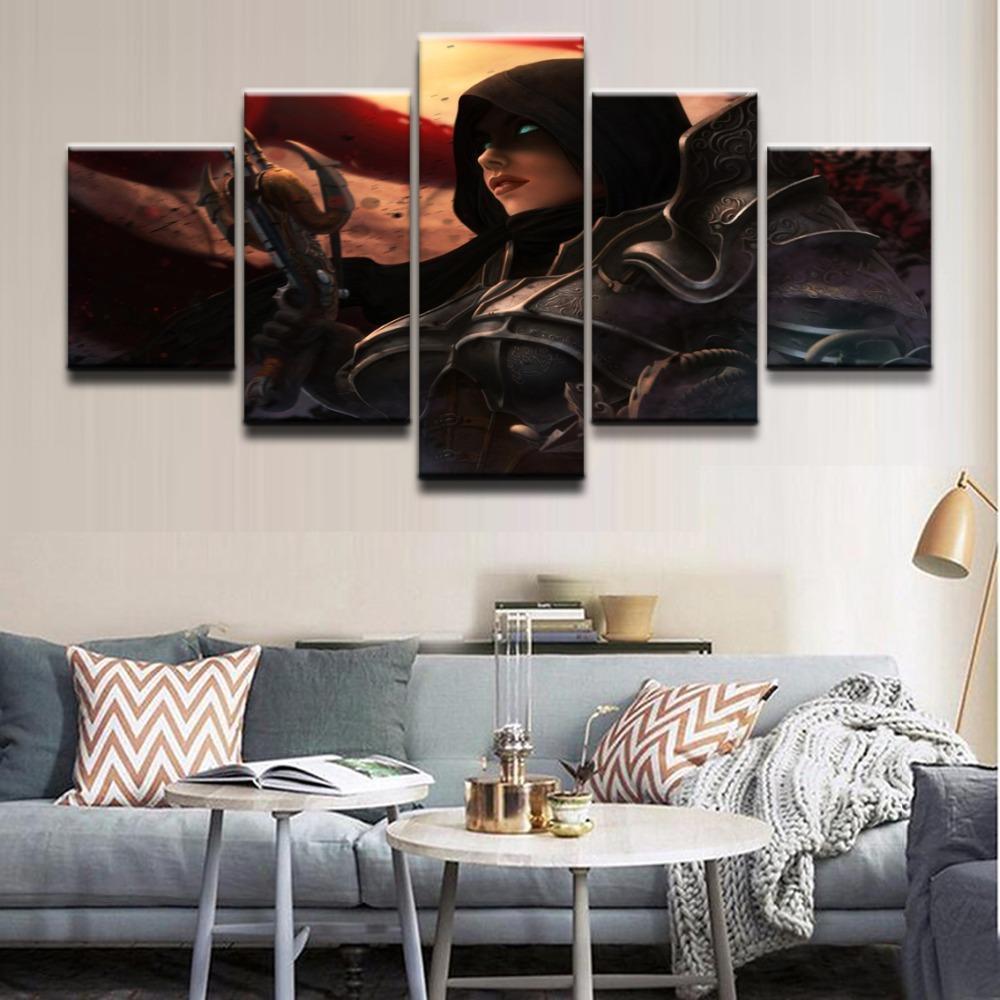 Demon Hunter 2 Diablo III Reaper Of Soul Gaming Canvas Wall Art