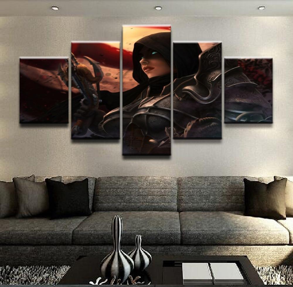 Demon Hunter 2 Diablo III Reaper Of Soul Gaming Canvas Wall Art