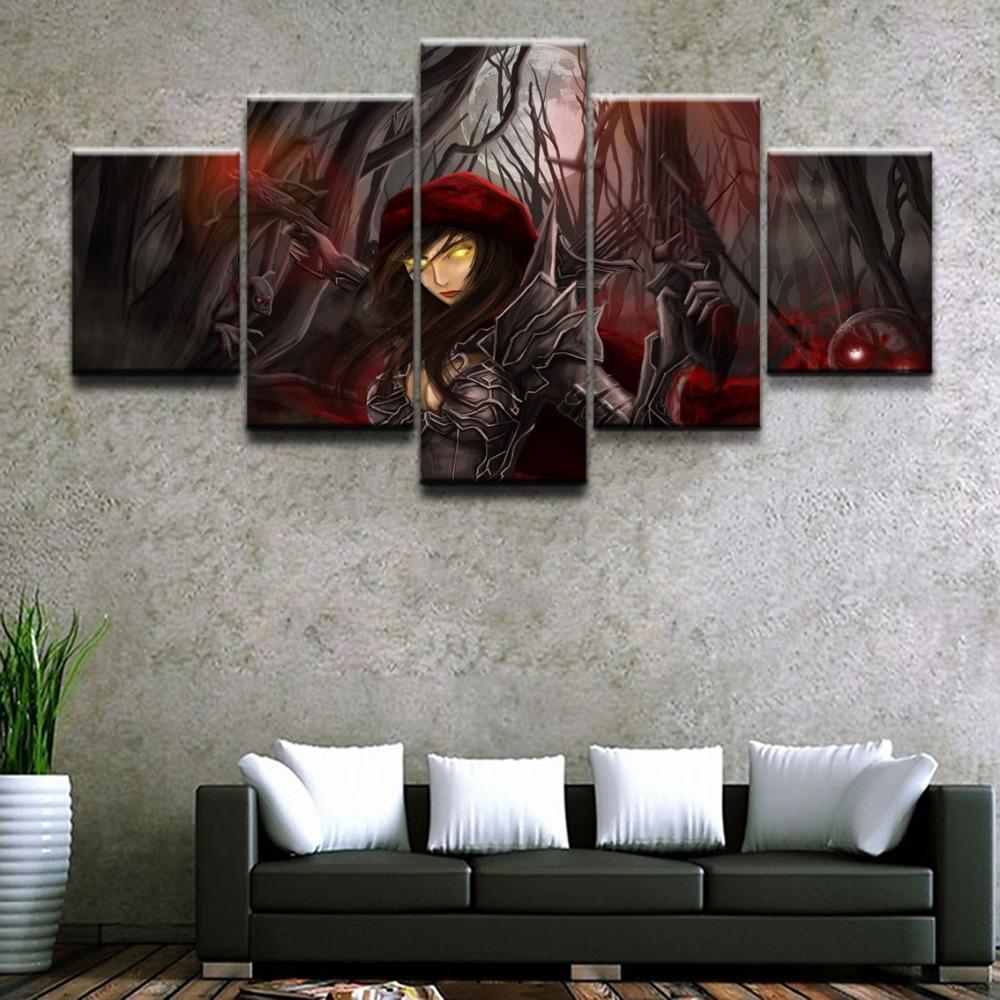 Demon Hunter 4 Diablo III Reaper Of Soul Gaming Canvas Wall Art