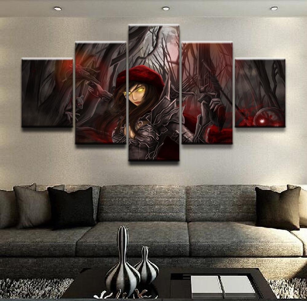 Demon Hunter 4 Diablo III Reaper Of Soul Gaming Canvas Wall Art