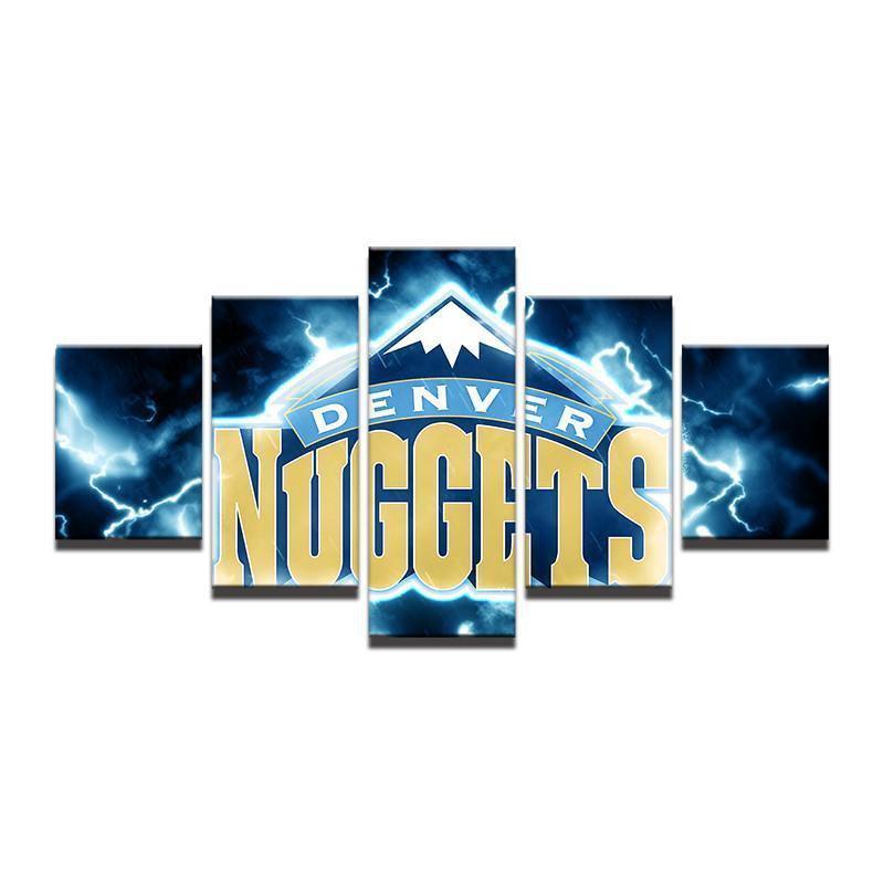 Denver Nuggets NBA Basketball Canvas Wall Art