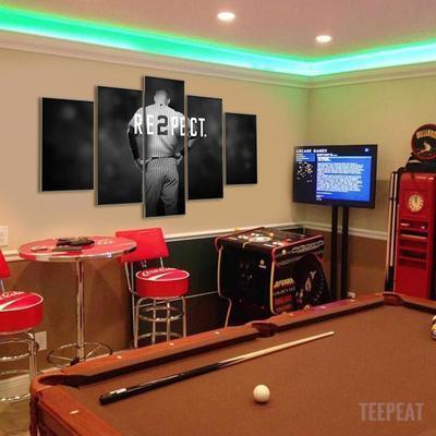DEREK JETER "RE2PECT" Sport Canvas Wall Art