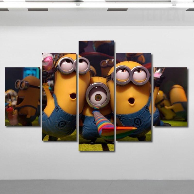 Despicable Me : Minions Cartoon Canvas Wall Art