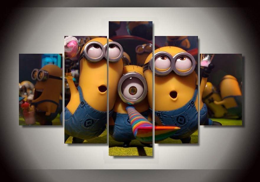 Despicable Me : Minions Cartoon Canvas Wall Art