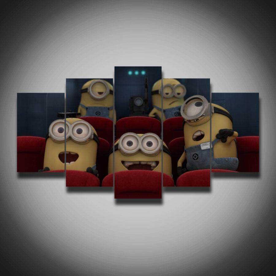 Despicable Me Minions Poster 2 Cartoon Canvas Wall Art
