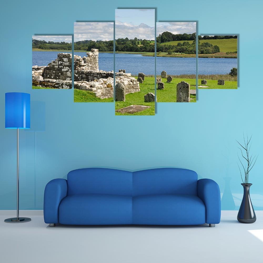 Devenish Island Monastic Site Nature Canvas Wall Art