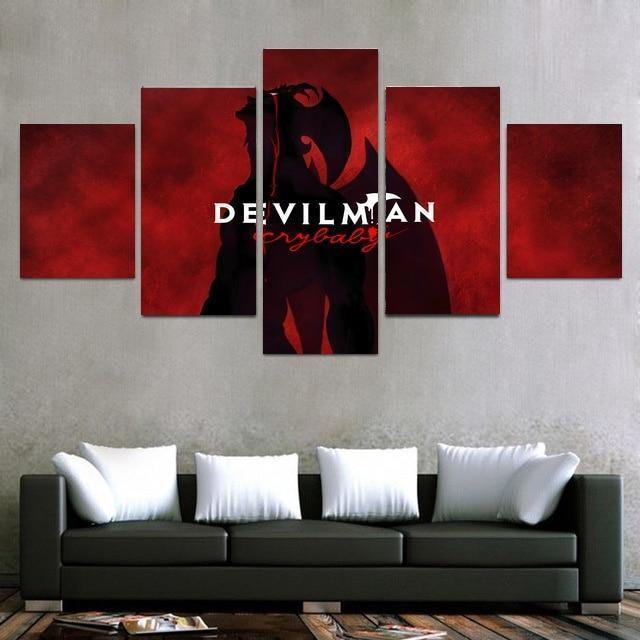 Devilman Crybaby  Movie Canvas Wall Art