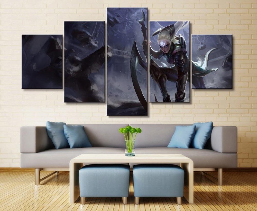 LOL League Of Legends Diana 2 Game Canvas Wall Art