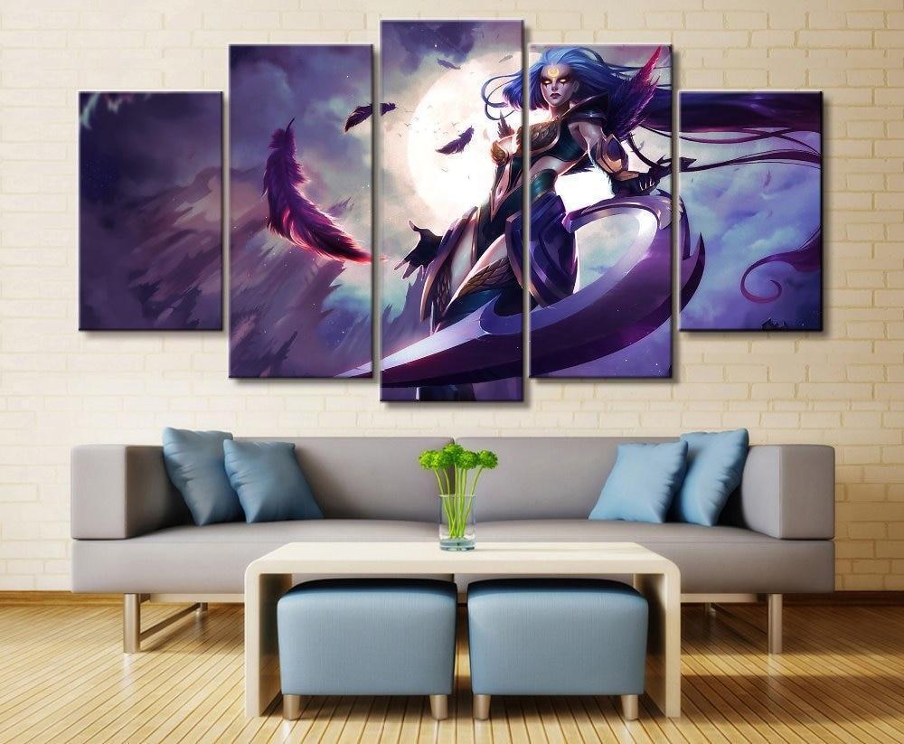 LOL League Of Legends Diana Gaming Canvas Wall Art