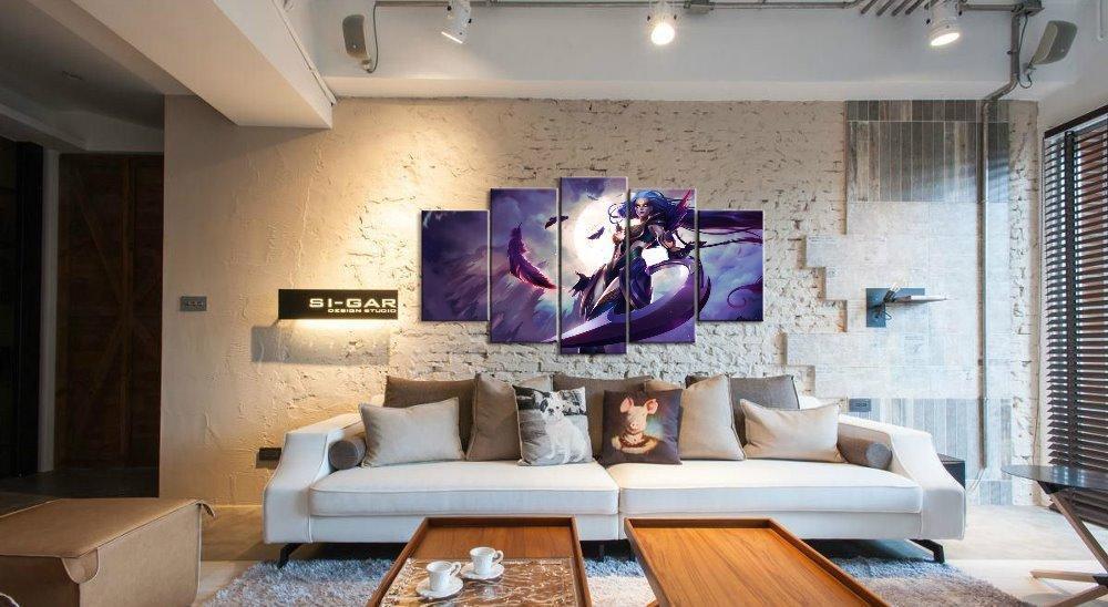 LOL League Of Legends Diana Gaming Canvas Wall Art