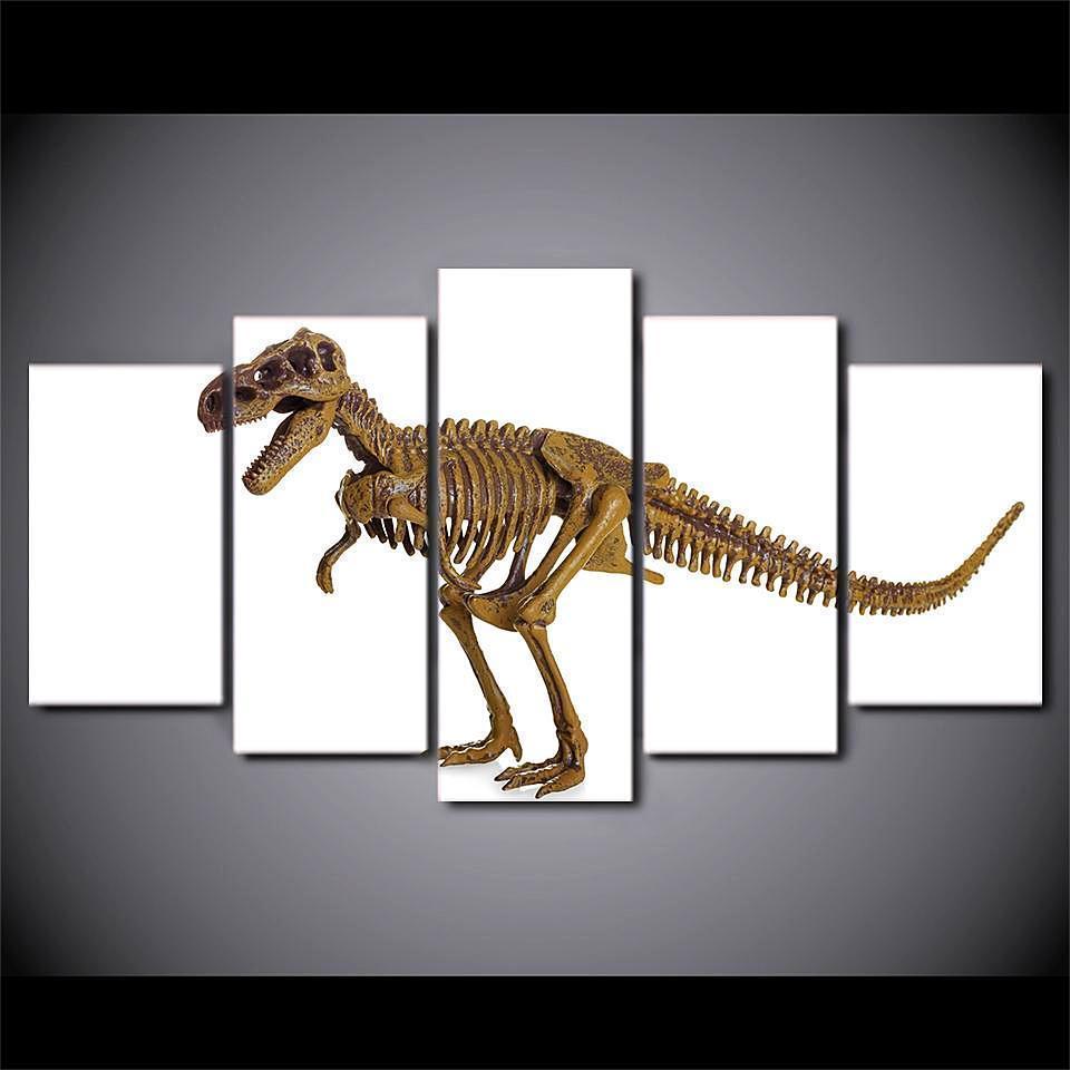 Dinosaur Bone Jurassic Park Canvas Wall Art