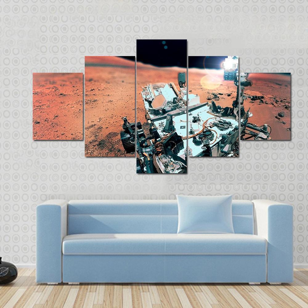 Discover Mars Surface Space Canvas Wall Art