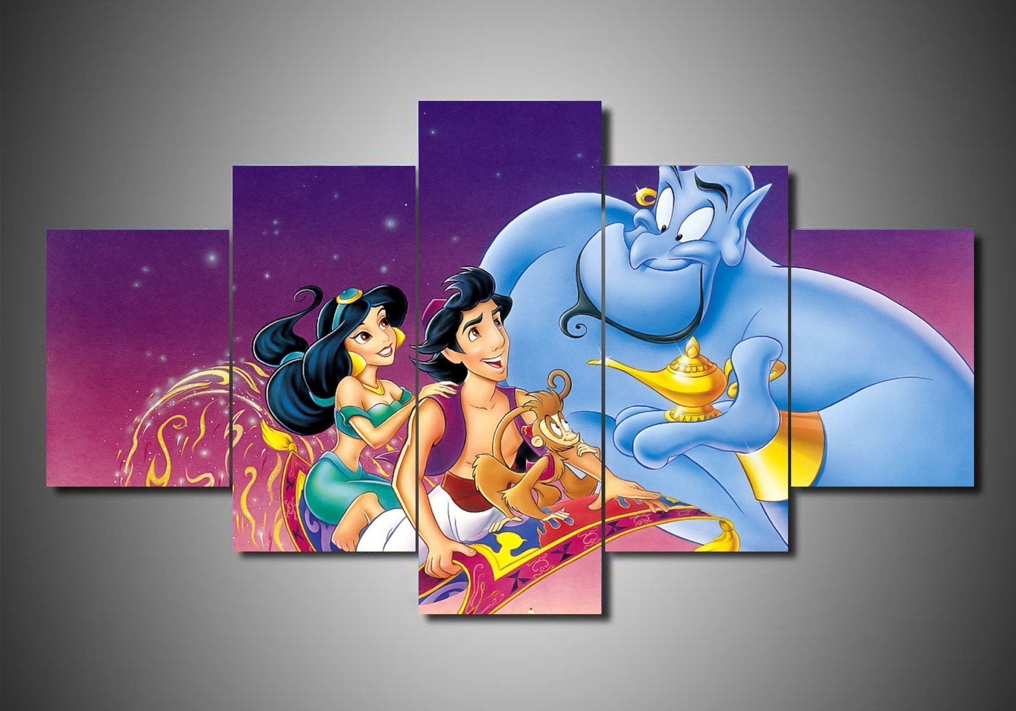 Disney Aladdin 2 Cartoon Canvas Wall Art