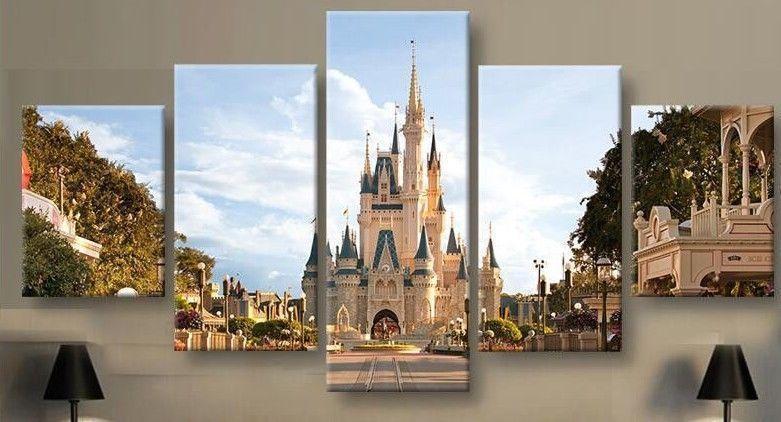 Disney Castle Disney Canvas Wall Art