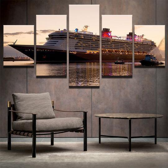 Disney Cruise Lines Dream Fantasy Ship Disney Canvas Wall Art