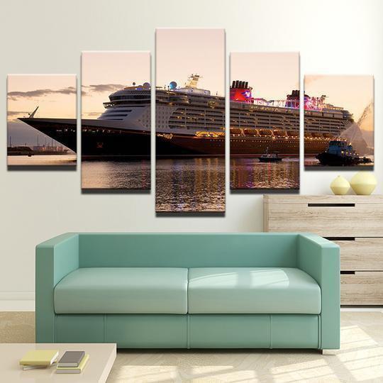 Disney Cruise Lines Dream Fantasy Ship Disney Canvas Wall Art