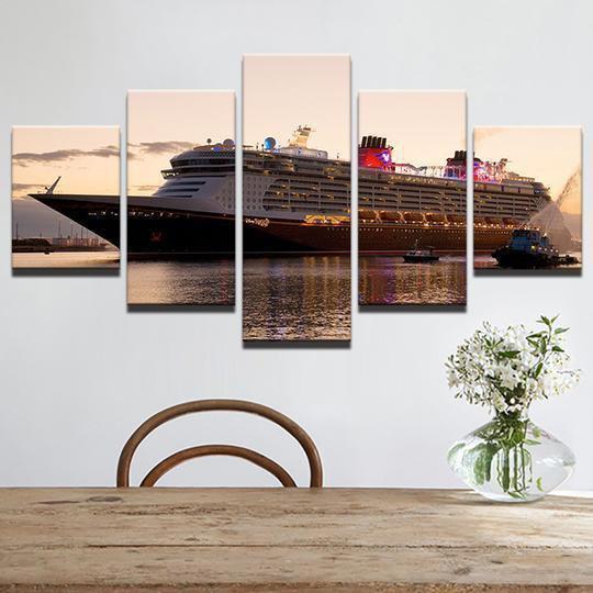 Disney Cruise Lines Dream Fantasy Ship Disney Canvas Wall Art