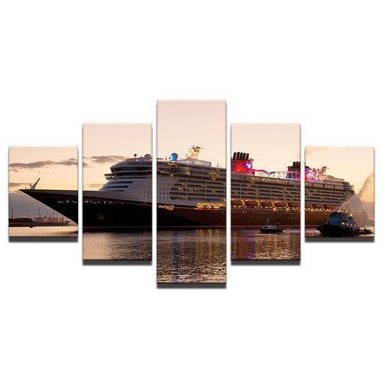 Disney Cruise Lines Dream Fantasy Ship Disney Canvas Wall Art