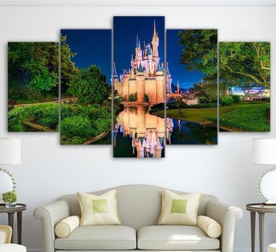Disney World Cinderella's Castle Disney Canvas Wall Art