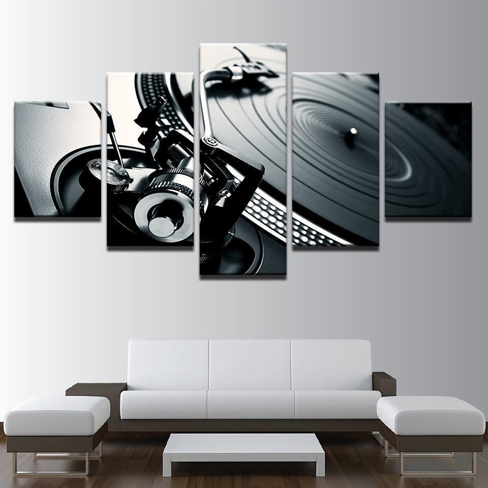 DJ Console Instrument Music Canvas Wall Art