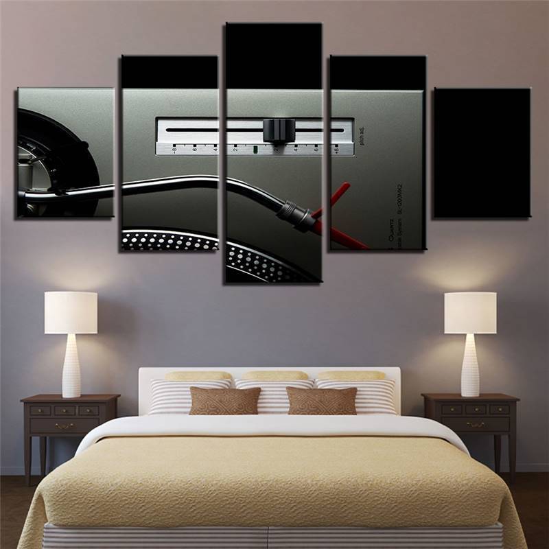 DJ Music Turntables Music Canvas Wall Art