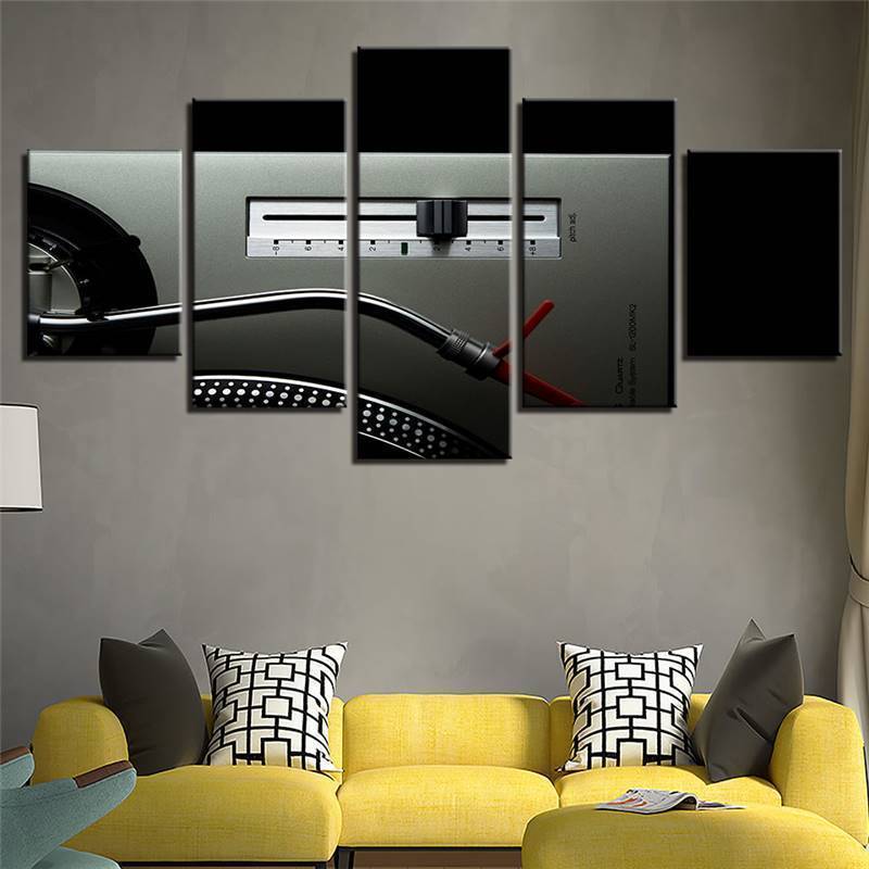 DJ Music Turntables Music Canvas Wall Art