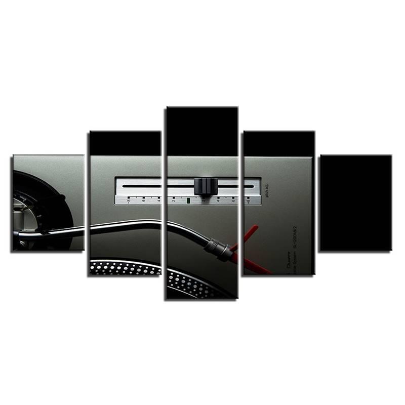 DJ Music Turntables Music Canvas Wall Art