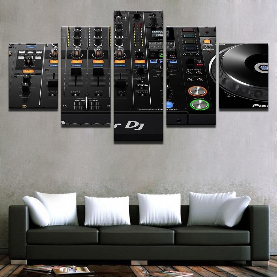 DJ Night Club Music Canvas Wall Art
