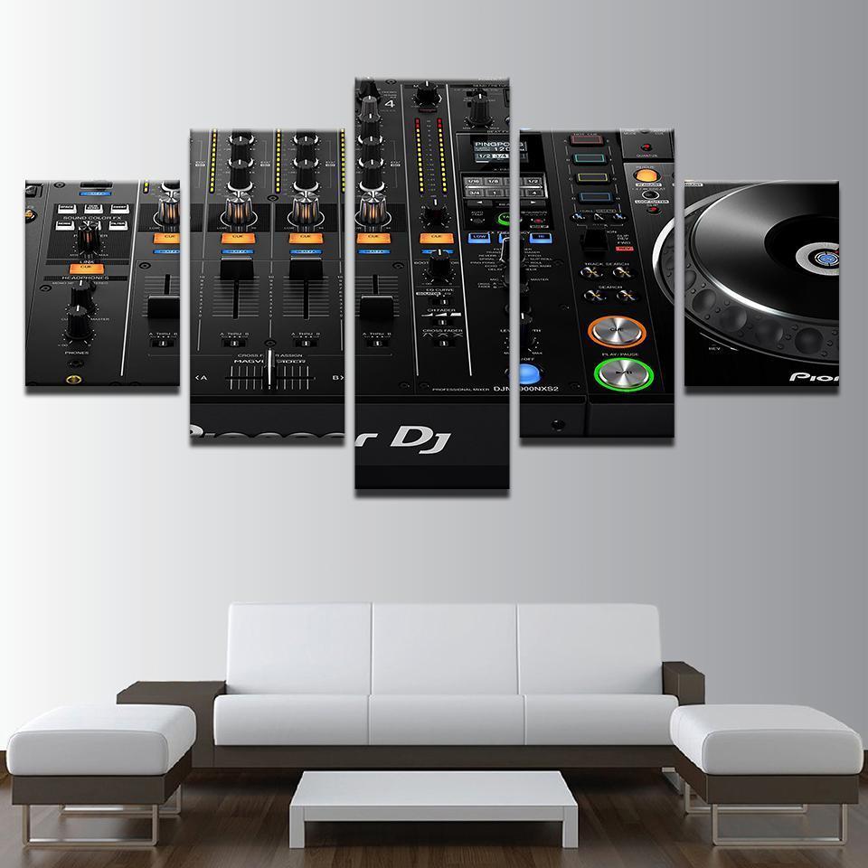 DJ Night Club Music Canvas Wall Art