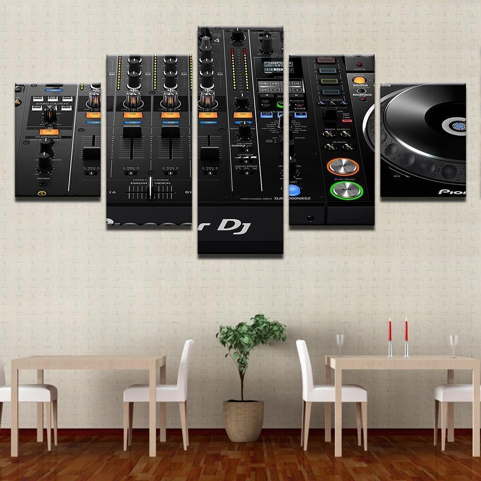 DJ Night Club Music Canvas Wall Art