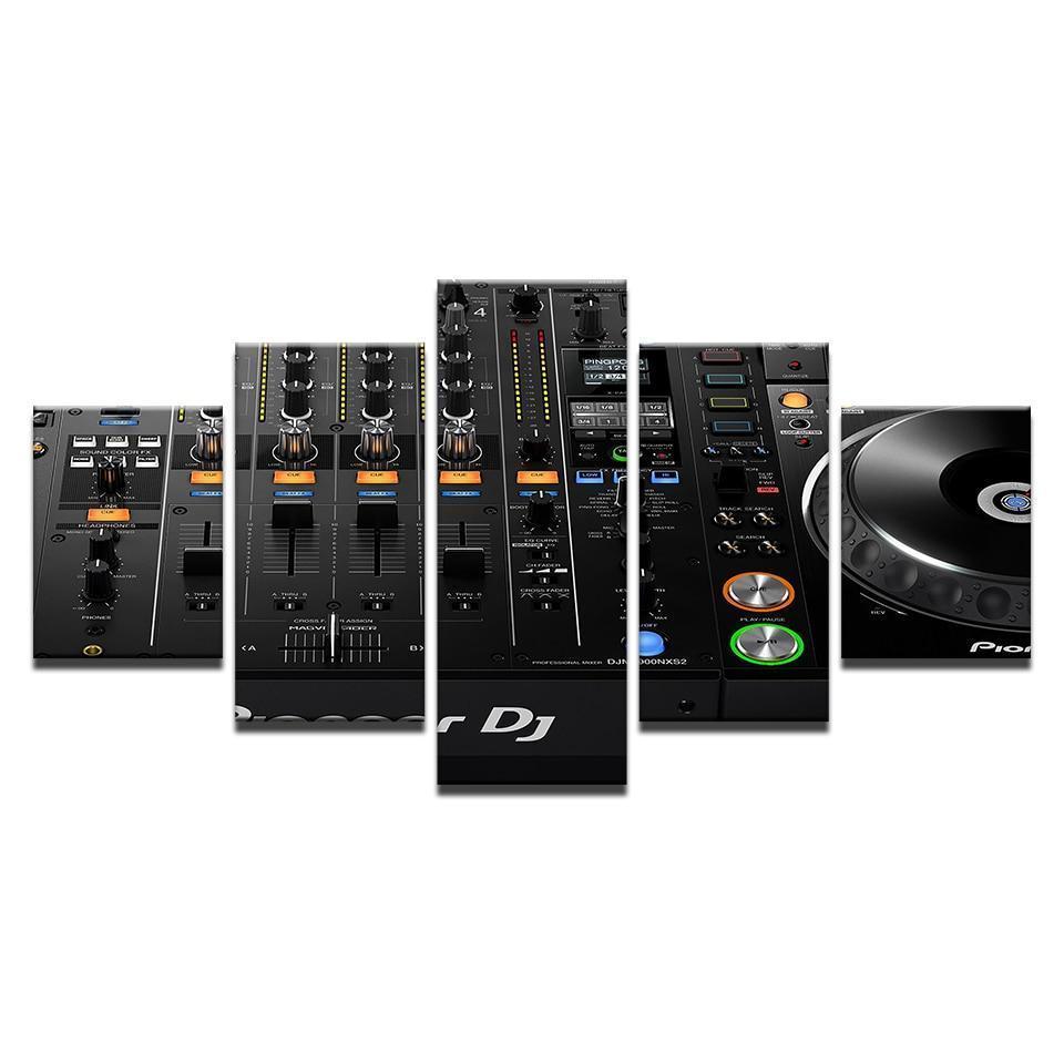 DJ Night Club Music Canvas Wall Art