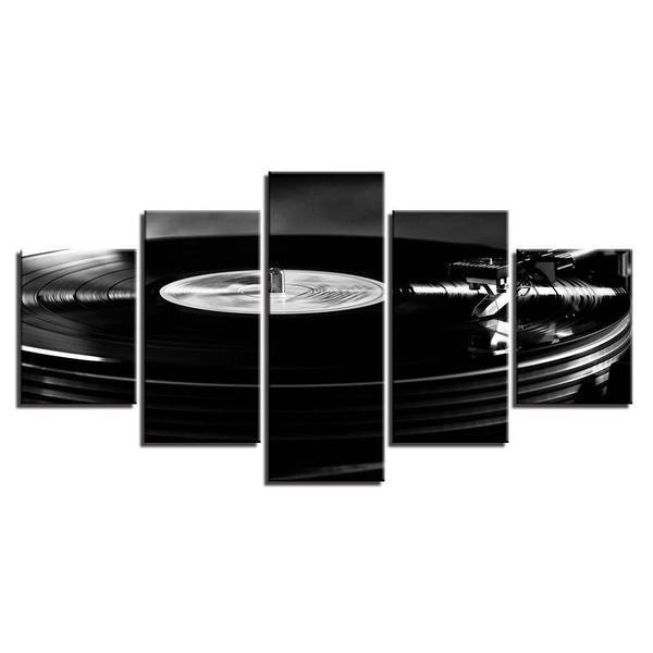 DJ Turntable Music Canvas Wall Art
