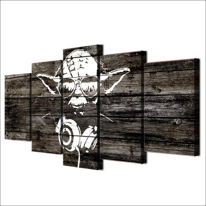Dj Yoda Of Star Wars Movie Canvas Wall Art