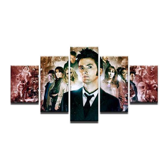 Doctor Who David Tennant Movie Canvas Wall Art