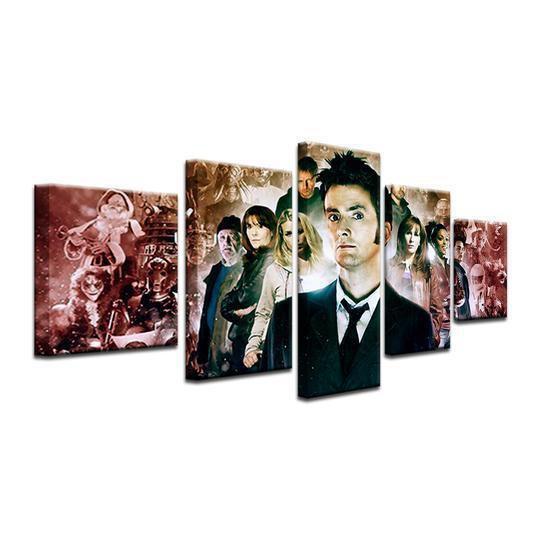 Doctor Who David Tennant Movie Canvas Wall Art