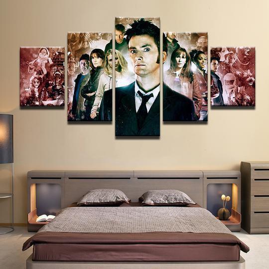Doctor Who David Tennant Movie Canvas Wall Art